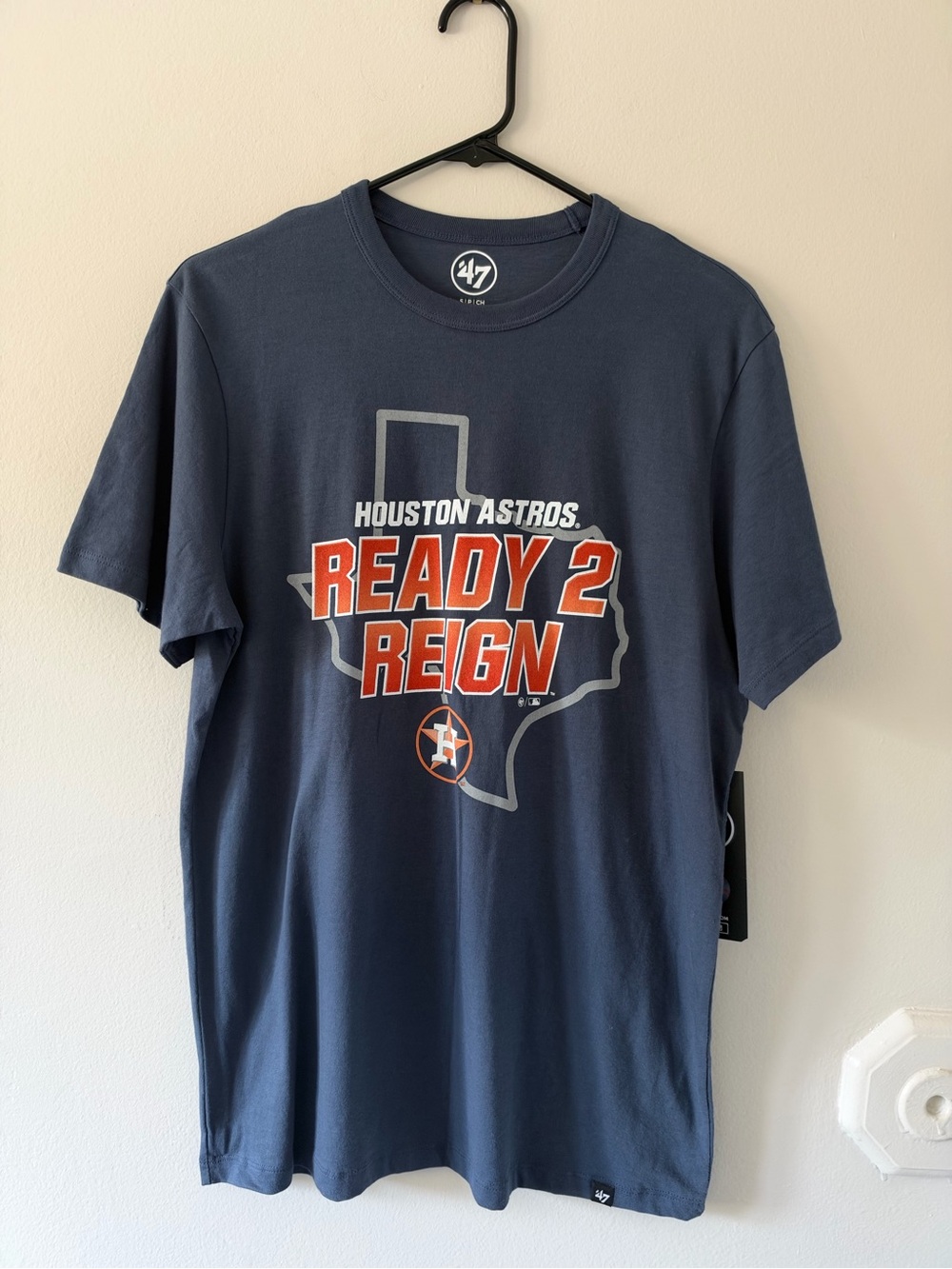 47 Navy Houston Astros "Ready 2 Reign" Graphic Tee